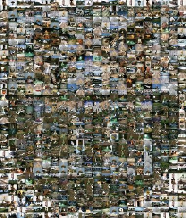 Wappen-Mosaik von Franzenheim aus Ortsfotos